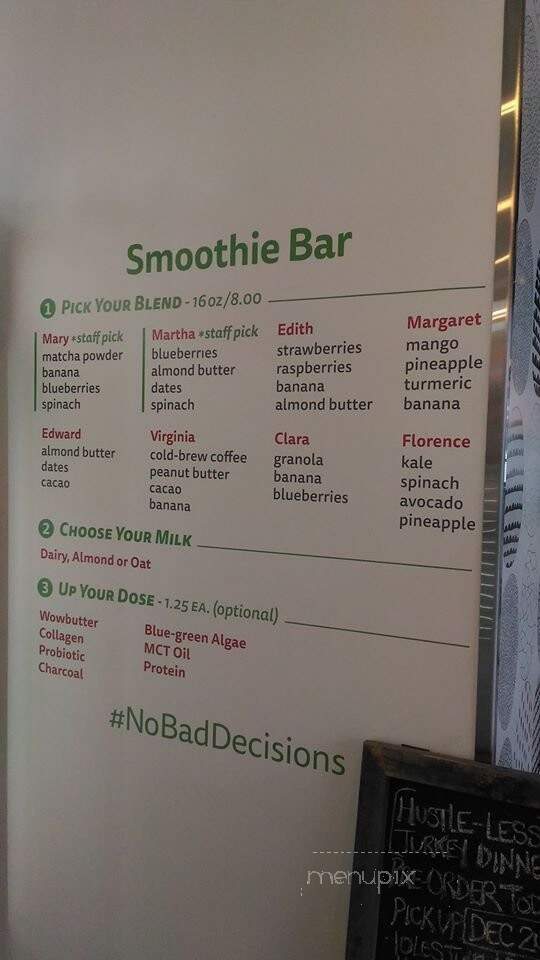 Sprout Therapy - Halifax, NS menu_pic