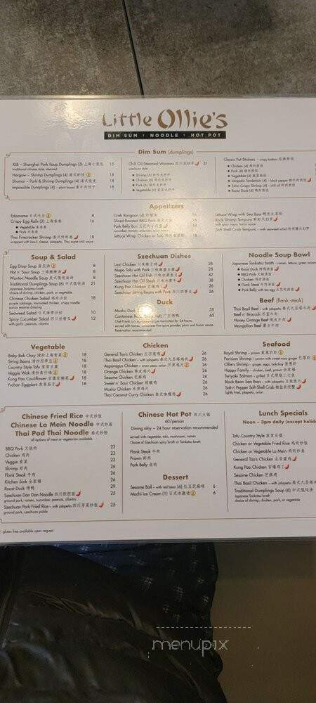 Little Ollie's Aspen - Aspen, CO menu_pic