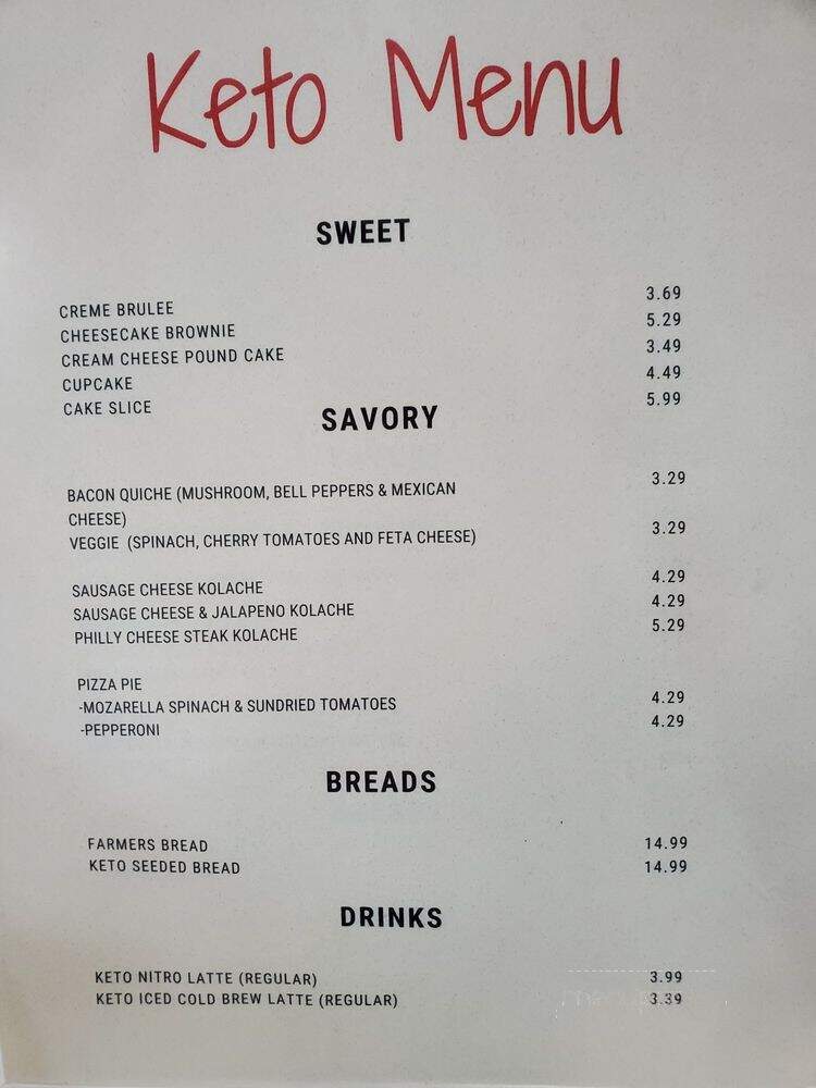 Sugareto - Cypress, TX menu_pic