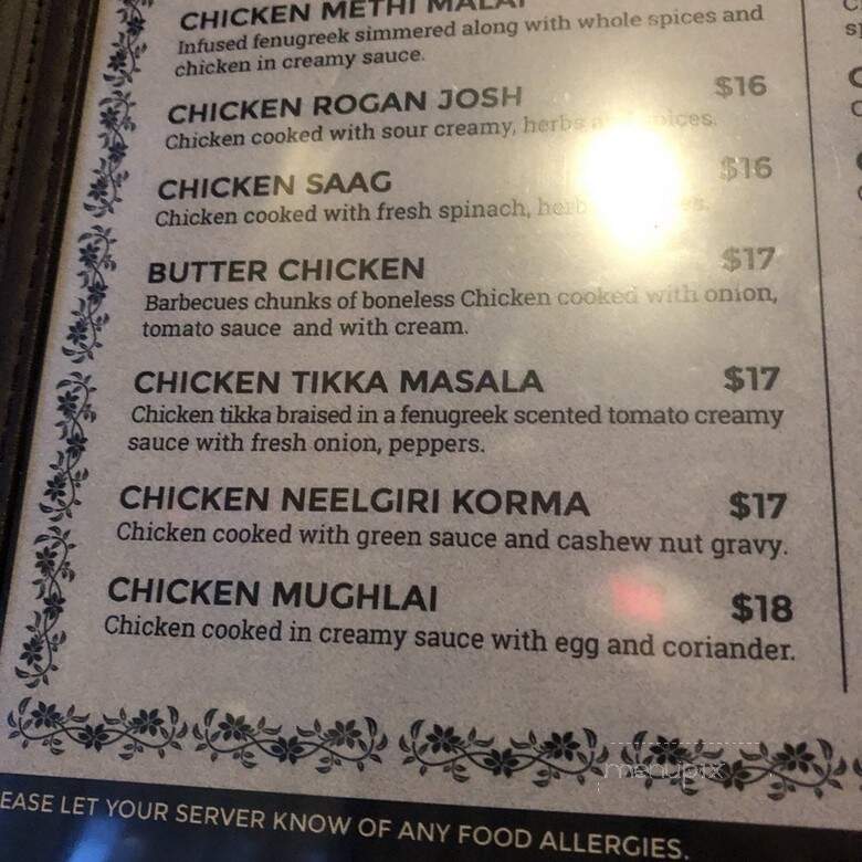 5 Tara Indian Cuisine - Leesburg, VA menu_pic