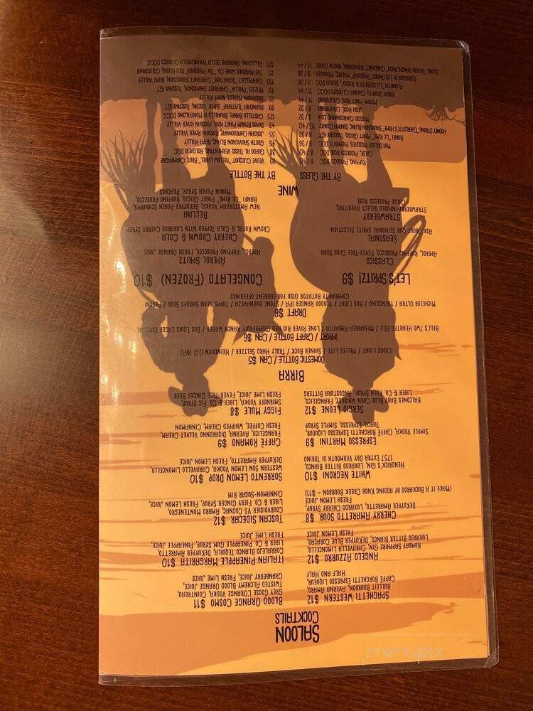 Sfereco River Walk - Flower Mound, TX menu_pic