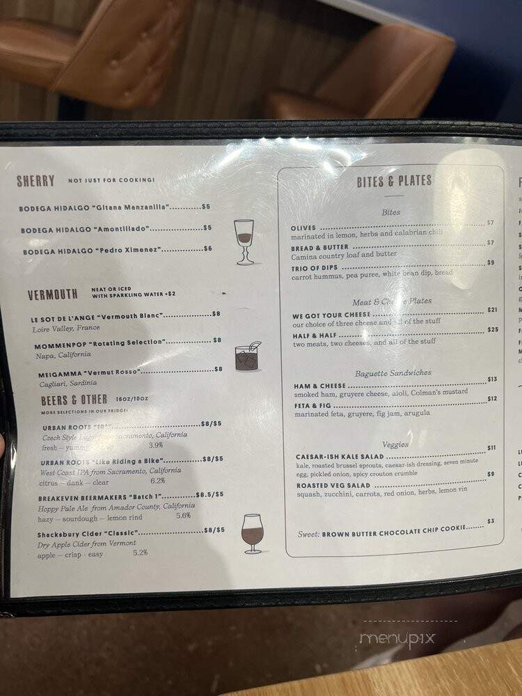Good News Wine - Sacramento, CA menu_pic