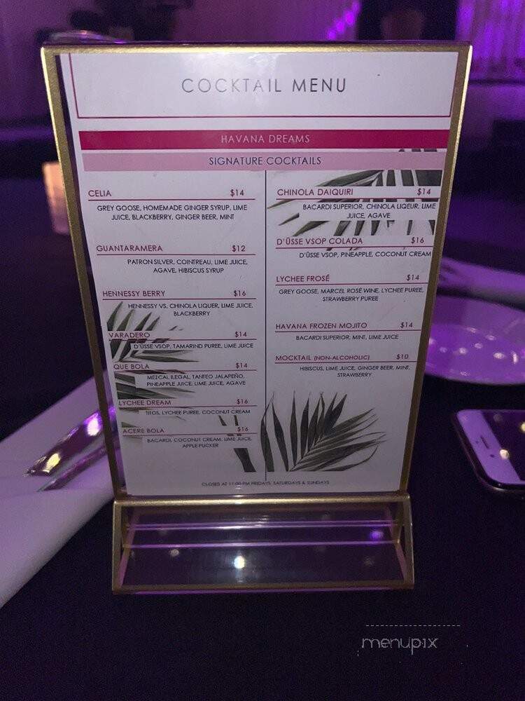 Havana Dreams - Astoria, NY menu_pic