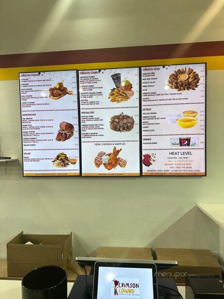 Crimson Coward - Frisco, TX menu_pic