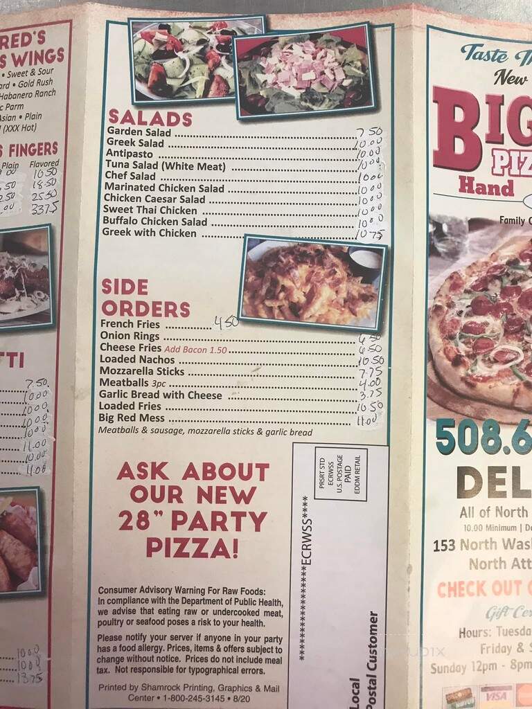 Big Red Pizzeria - North Attleboro, MA