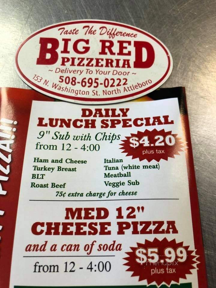 Big Red Pizzeria - North Attleboro, MA