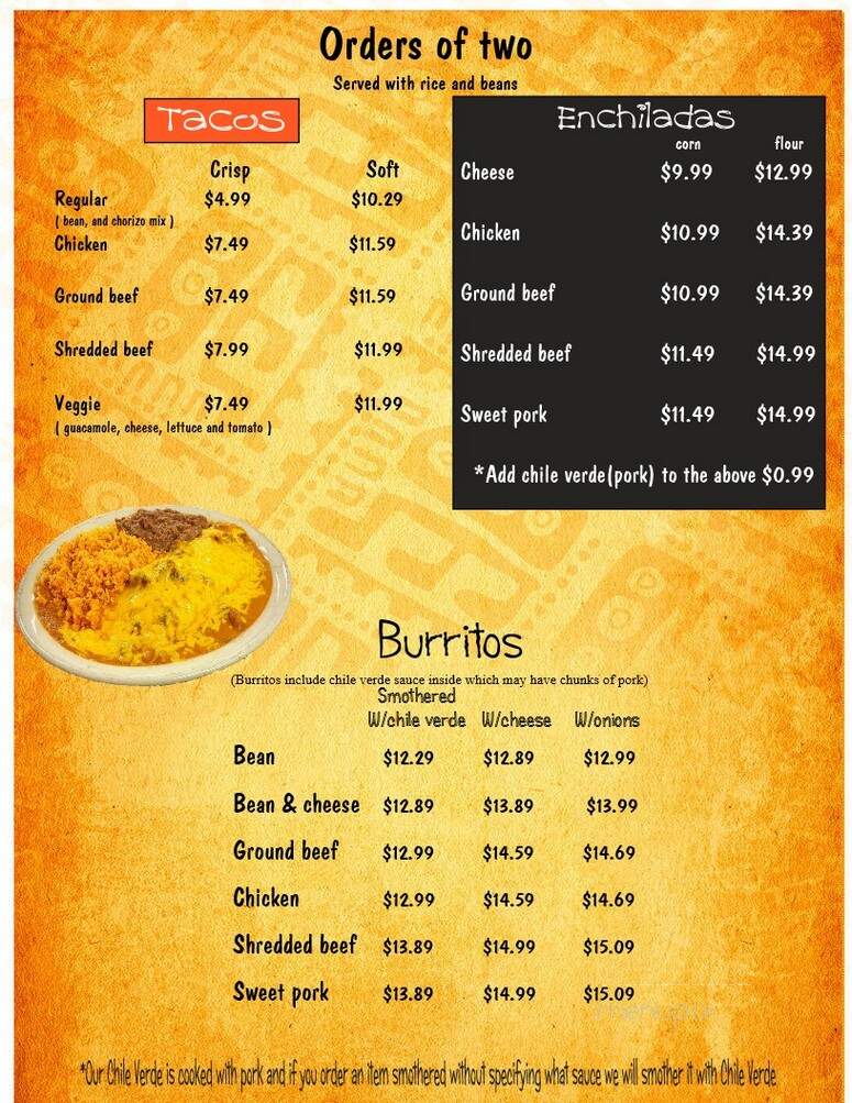 Los Amigos Mexican Restaurant - Ephraim, UT menu_pic