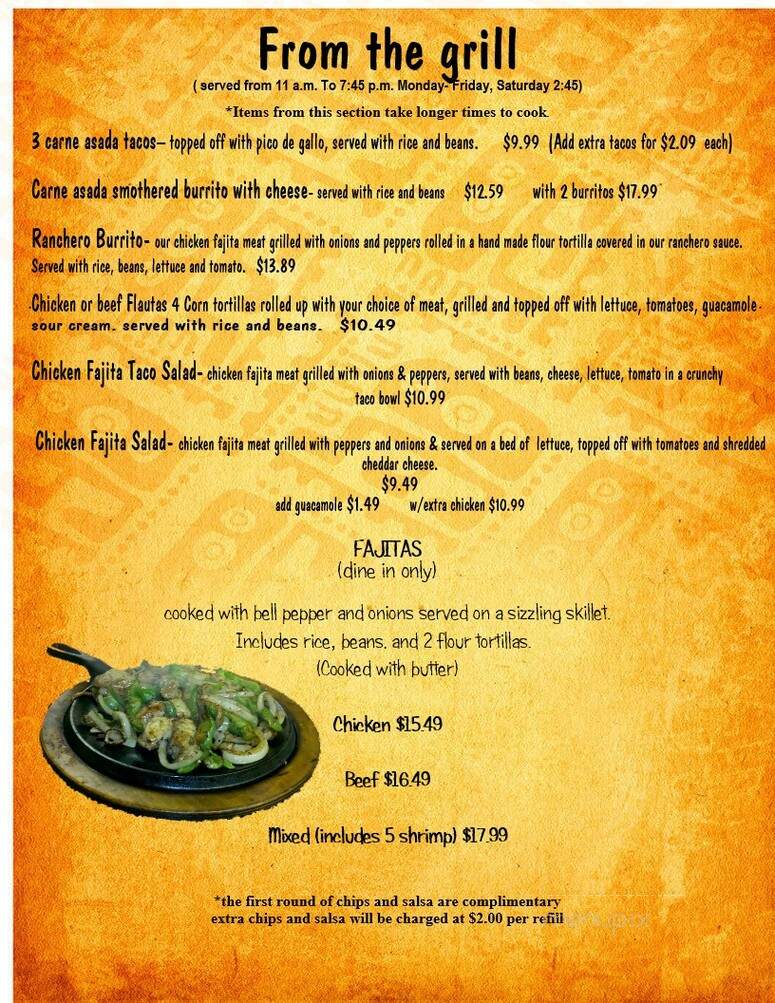 Los Amigos Mexican Restaurant - Ephraim, UT menu_pic