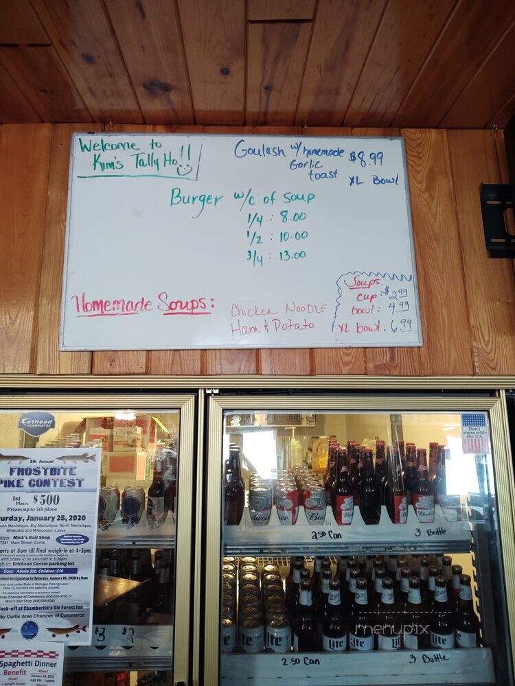 Kim's Tally Ho - Curtis, MI menu_pic