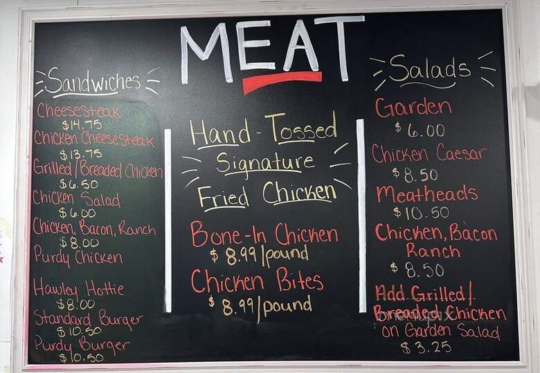 Meat Heads Takeout - Hawley, PA menu_pic