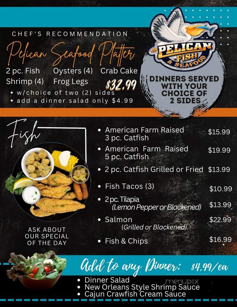 Pelican Fish & Seafood - Texarkana, AR