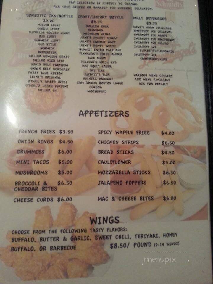 Pub - Biwabik, MN menu_pic