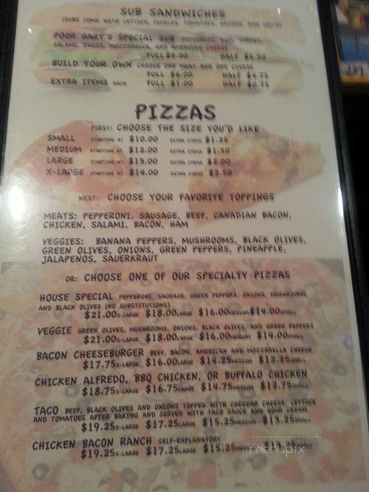 Pub - Biwabik, MN menu_pic