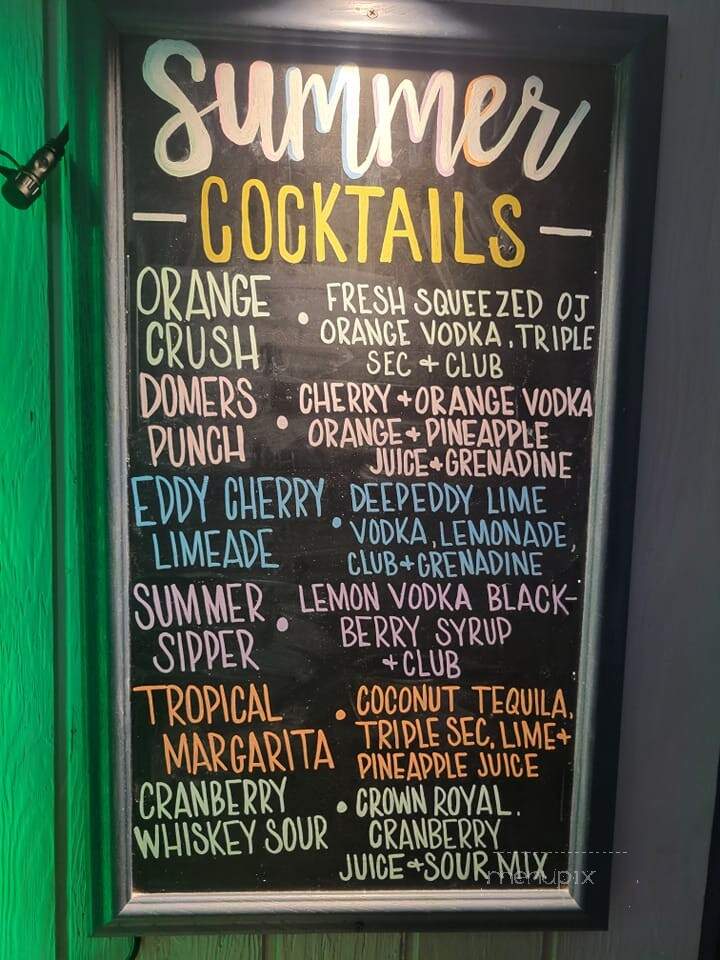 Domers Bar & Grill - Williamsport, PA menu_pic