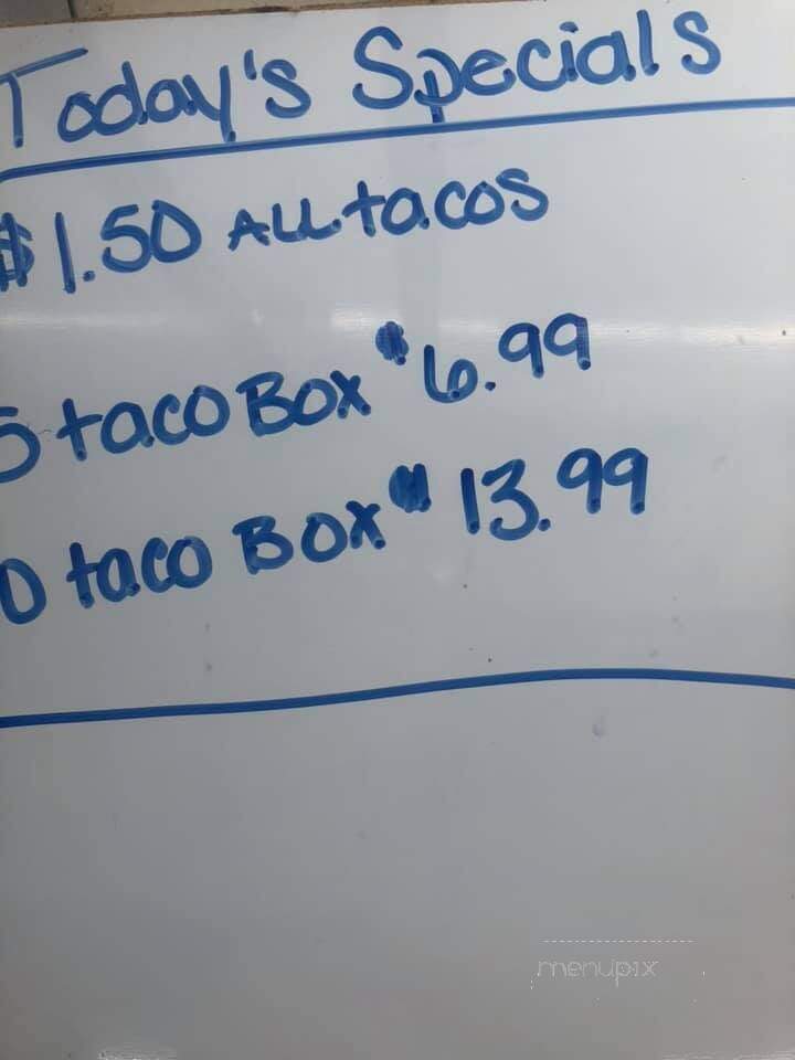 Taqueria Gonzalez - Norfolk, NE menu_pic
