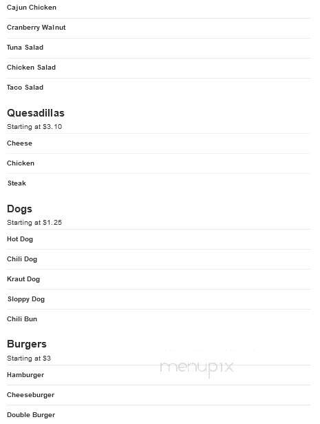 Ben Hur Cafe - Ben Hur, VA menu_pic