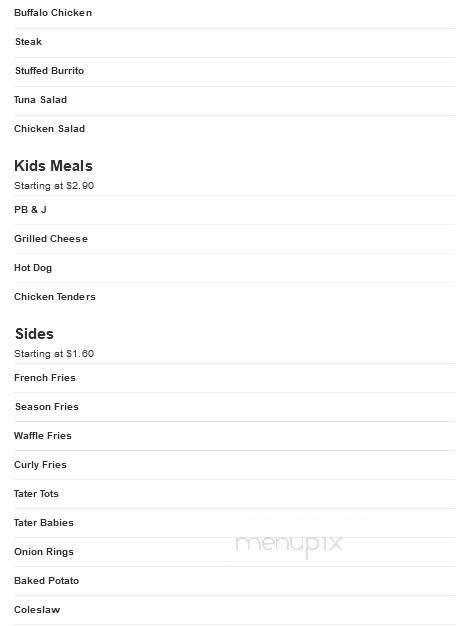 Ben Hur Cafe - Ben Hur, VA menu_pic