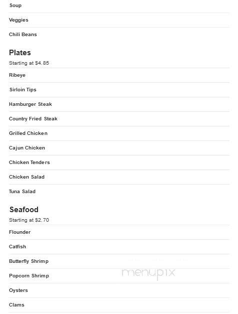 Ben Hur Cafe - Ben Hur, VA menu_pic