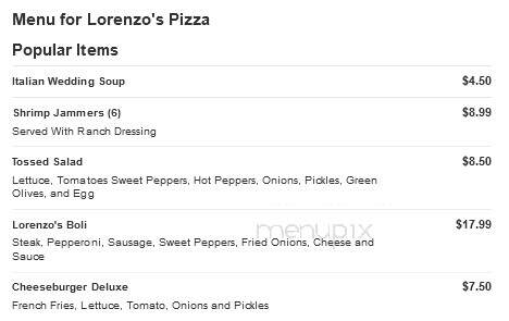 Lorenzo's Pizza & Italian - Odessa, DE