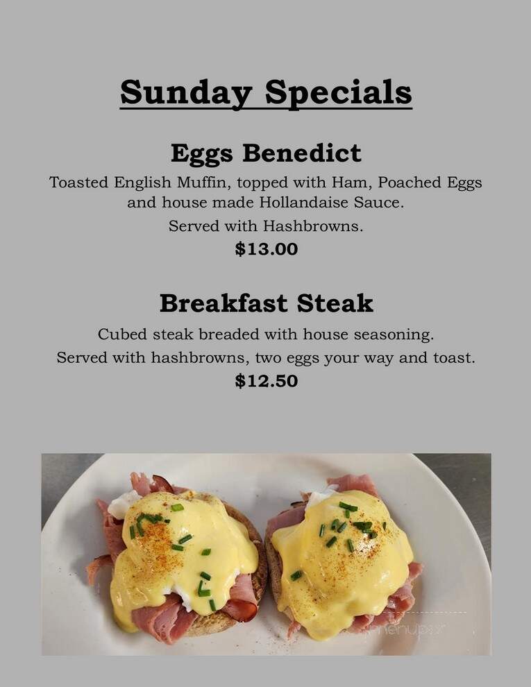 600 Cafe - Miles City, MT menu_pic