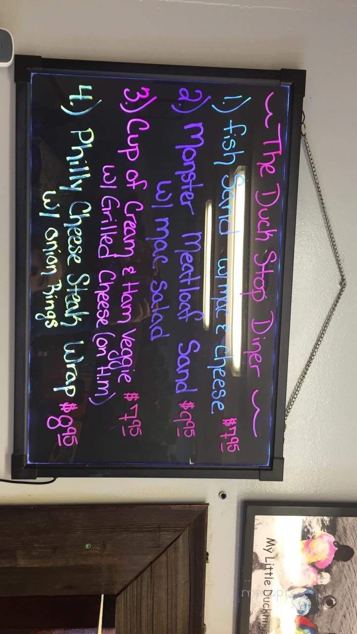 Duck Stop Dinner - Chaumont, NY menu_pic