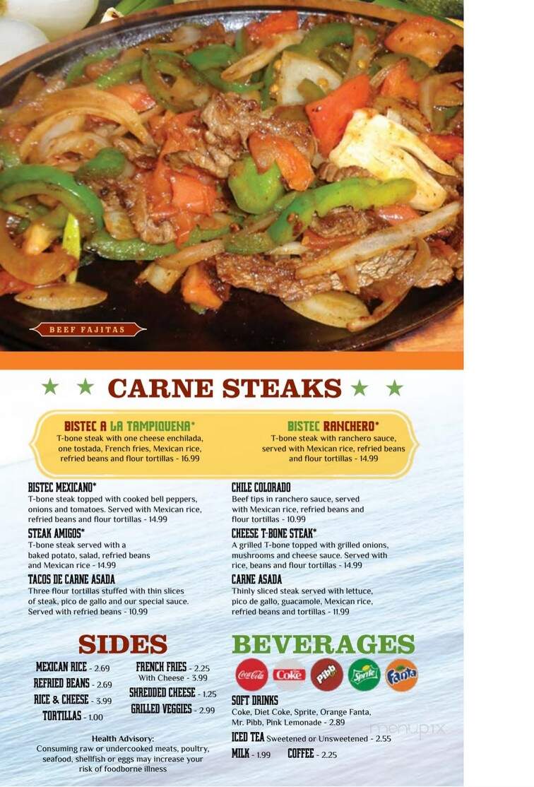 Los Amigos Mexican Restaurant - Paducah, KY menu_pic