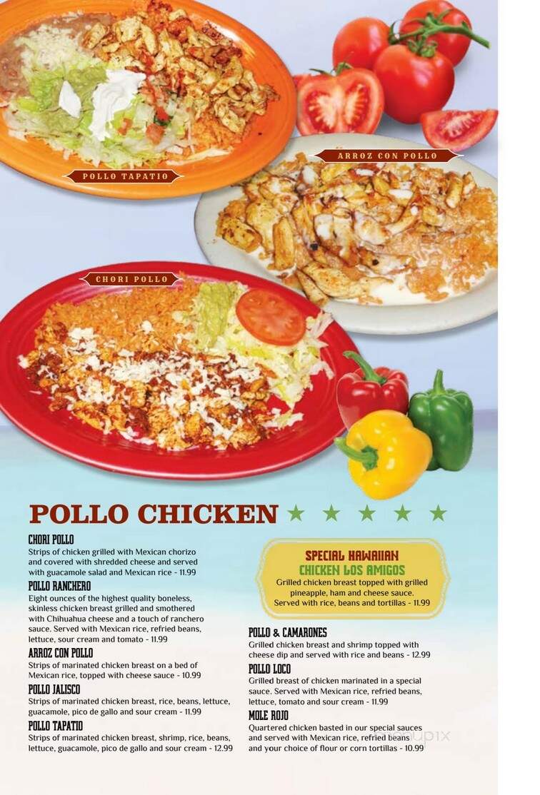 Los Amigos Mexican Restaurant - Paducah, KY menu_pic
