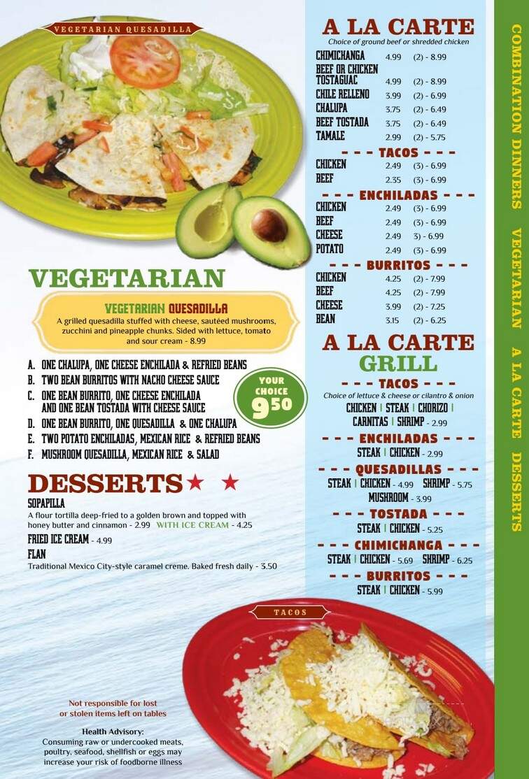 Los Amigos Mexican Restaurant - Paducah, KY menu_pic