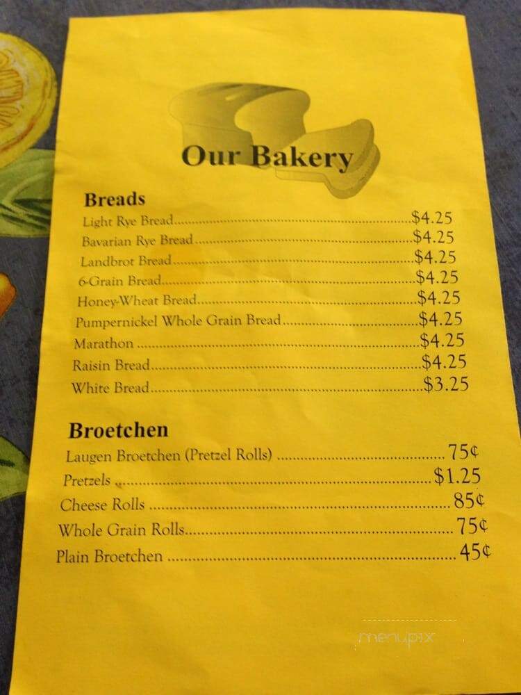 Bread Basket - Sierra Vista, AZ menu_pic