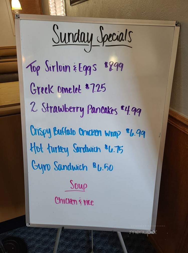 Spring Garden Restaurant - Camanche, IA menu_pic