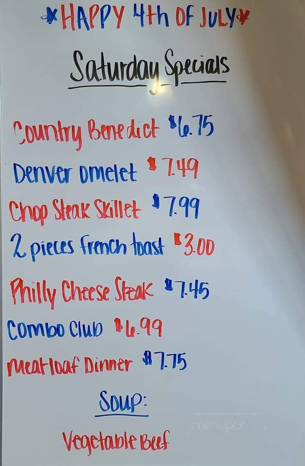 Spring Garden Restaurant - Camanche, IA menu_pic