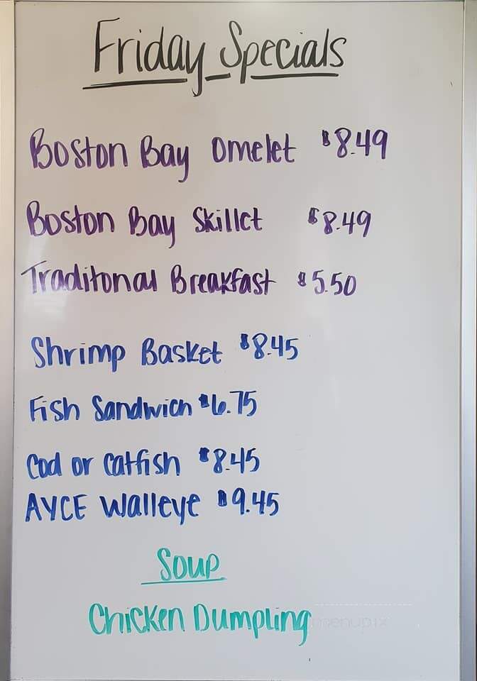 Spring Garden Restaurant - Camanche, IA menu_pic
