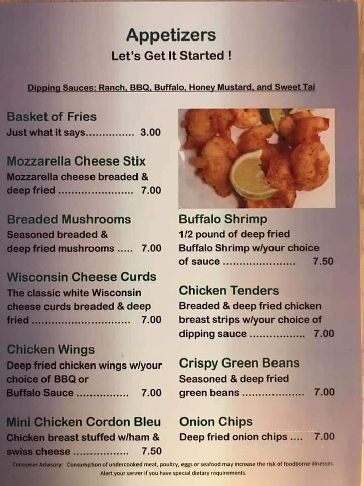 Legends Bar & Grill - Saint Germain, WI menu_pic