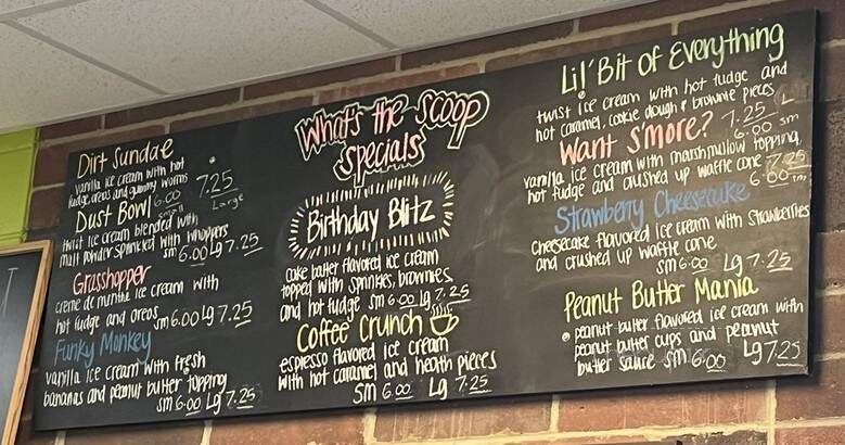 What's the Scoop - Hudsonville, MI menu_pic