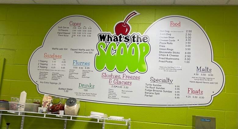 What's the Scoop - Hudsonville, MI menu_pic