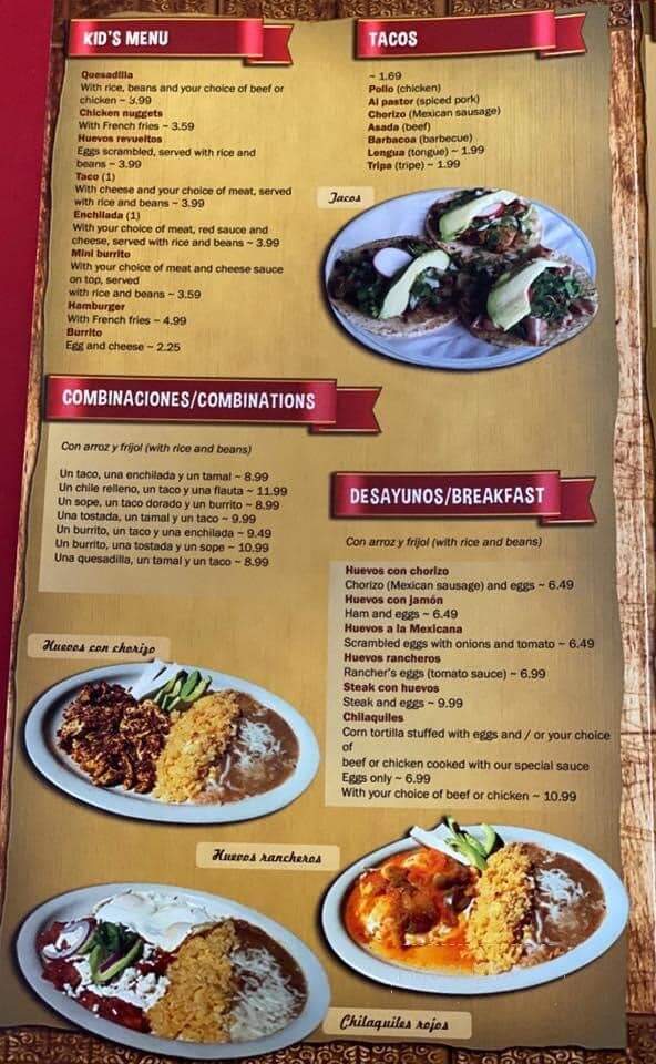 Sanchez Plaza Mexican Restauran - Grand Island, NE menu_pic