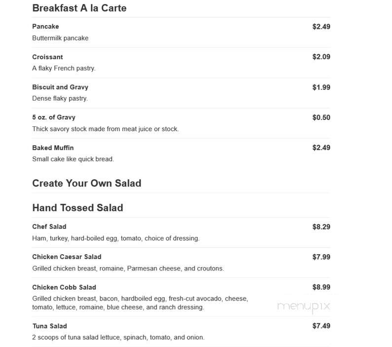 Riverstone Cafe - Dallas, TX menu_pic