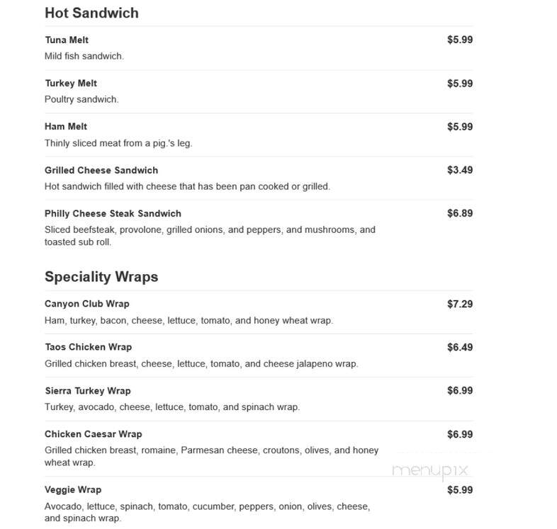 Riverstone Cafe - Dallas, TX menu_pic