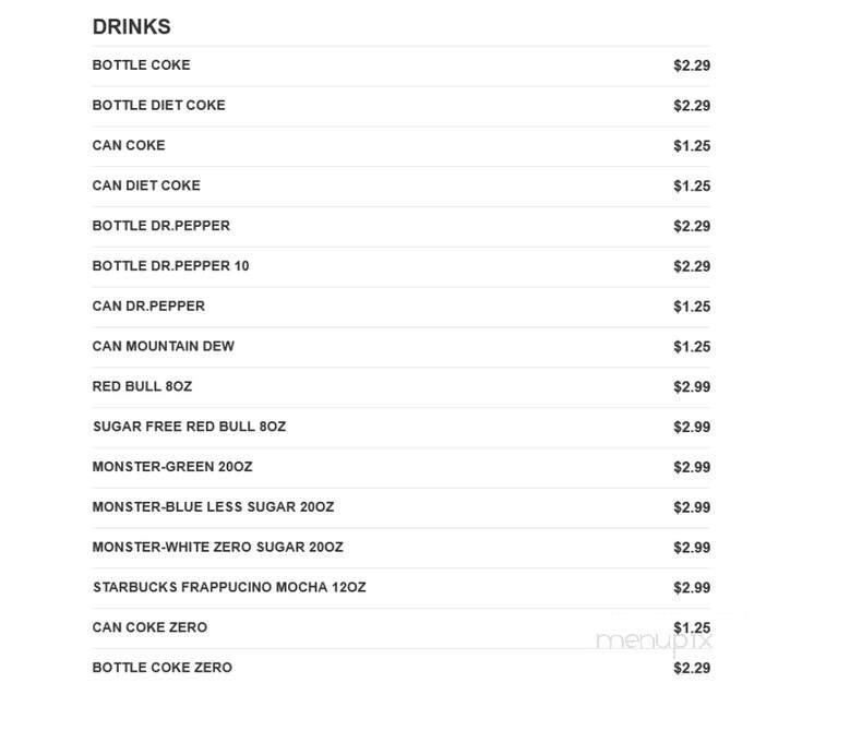 Riverstone Cafe - Dallas, TX menu_pic