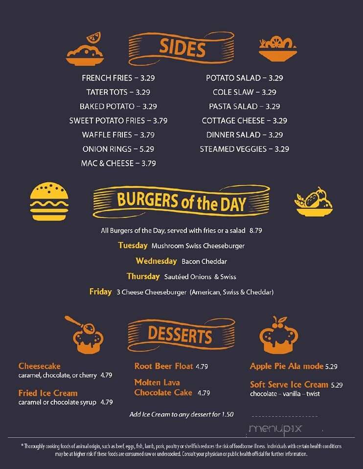 Palace - Red Cloud, NE menu_pic