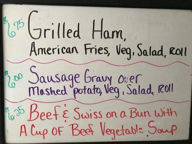 Merrillan Cafe - Merrillan, WI menu_pic
