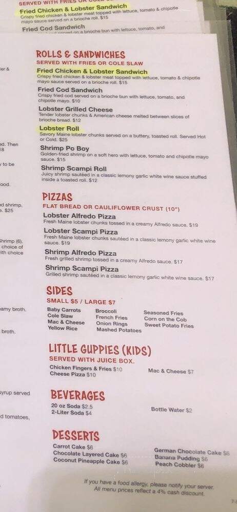 Loco Lobster - East Moriches, NY menu_pic