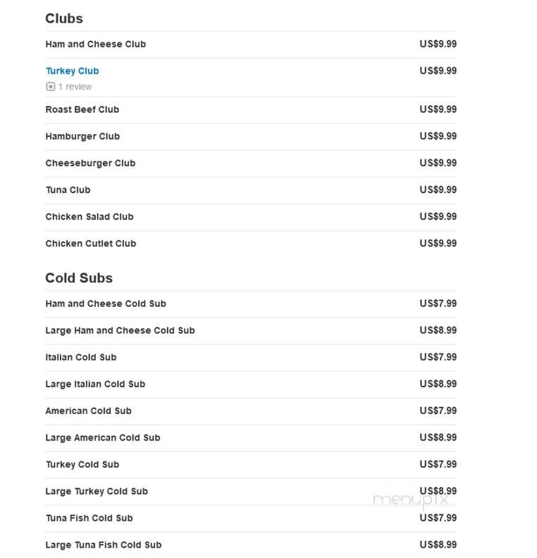 Pizza Express - Wakefield, MA menu_pic