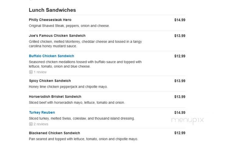 BoatHouse - Stamford, CT menu_pic