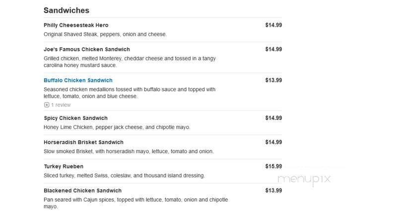 BoatHouse - Stamford, CT menu_pic