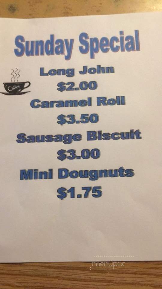 The Longbranch Bar - Grenville, SD menu_pic