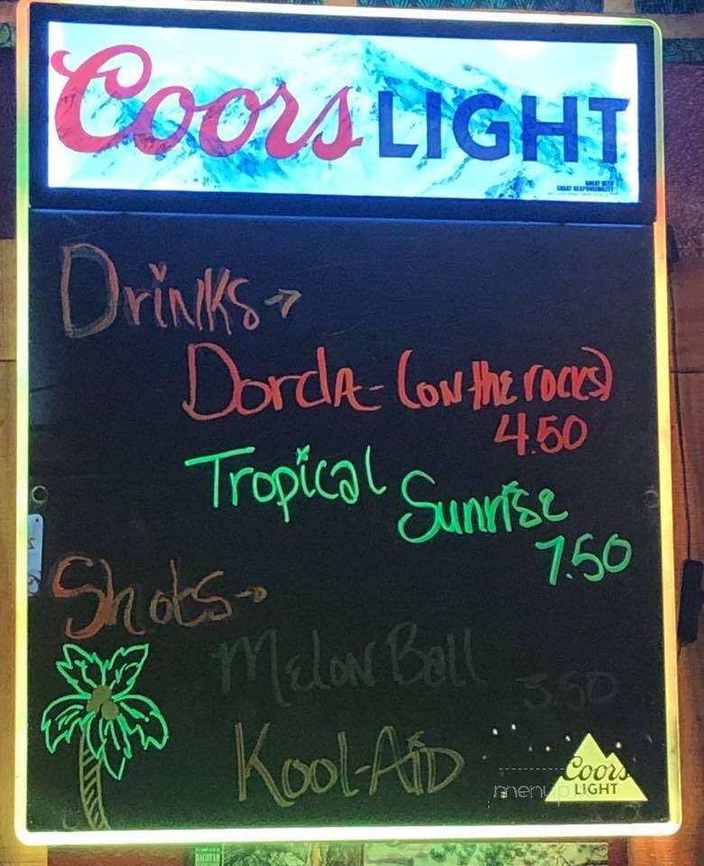 The Longbranch Bar - Grenville, SD menu_pic