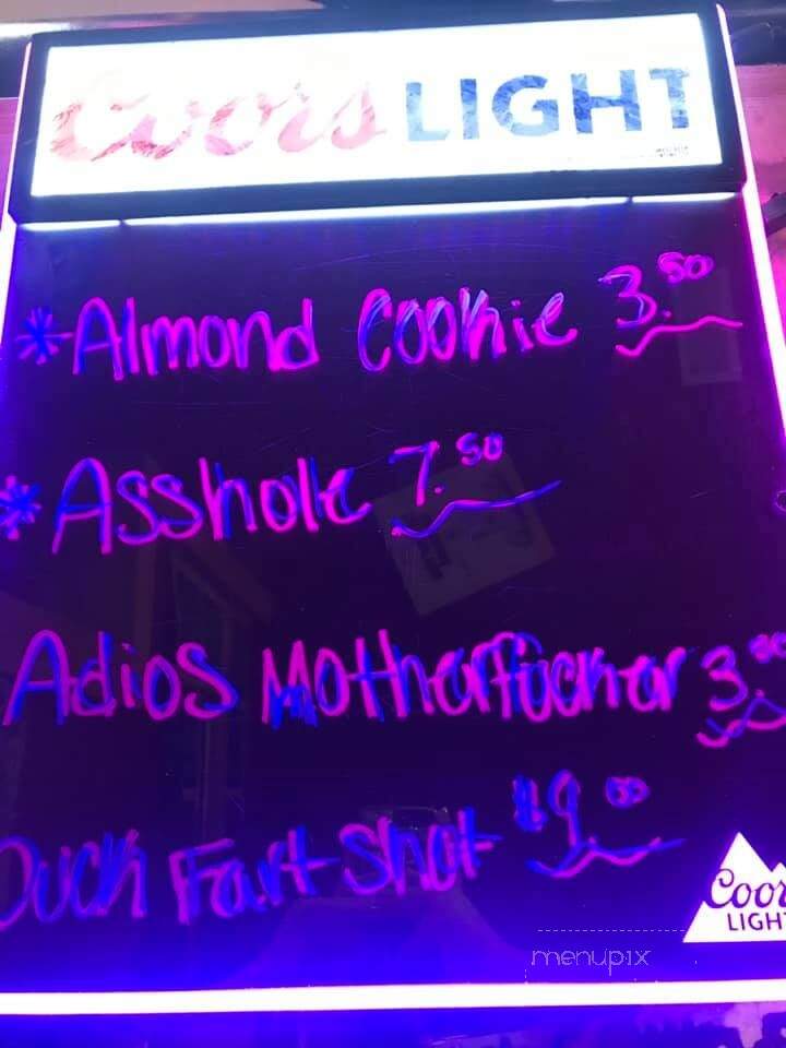 The Longbranch Bar - Grenville, SD menu_pic