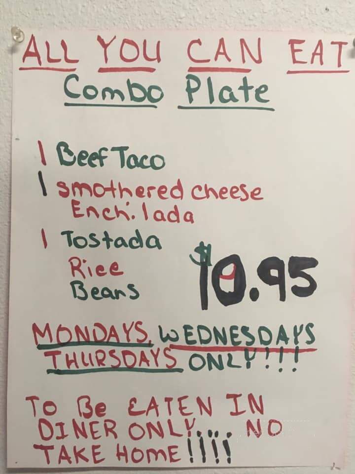 El Mexicano - Scottsbluff, NE menu_pic