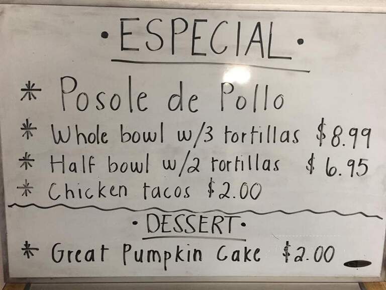 El Mexicano - Scottsbluff, NE menu_pic